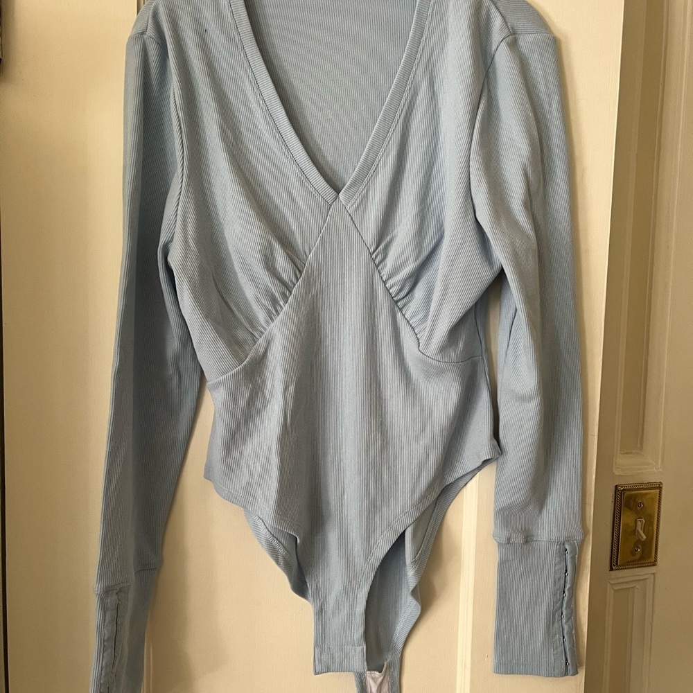 Powder blue bodysuit